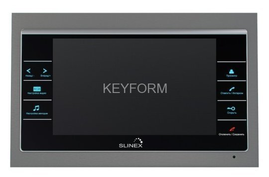 Цветной видеодомофон Slinex SL-10 (серебро+черный)