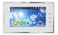 Монитор ip видеодомофона цветной BAS-IP AR-07 L v3 (White)
