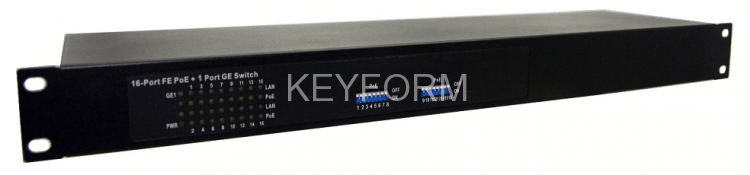 Коммутатор с питанием по PoE 17-портовый OSNOVO SW-21610/B