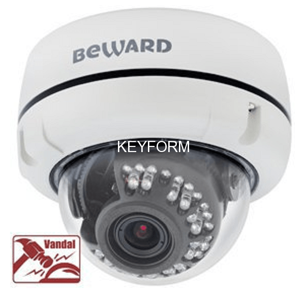 IP-камера купольная уличная антивандальная Beward, Beward B2720DVZ