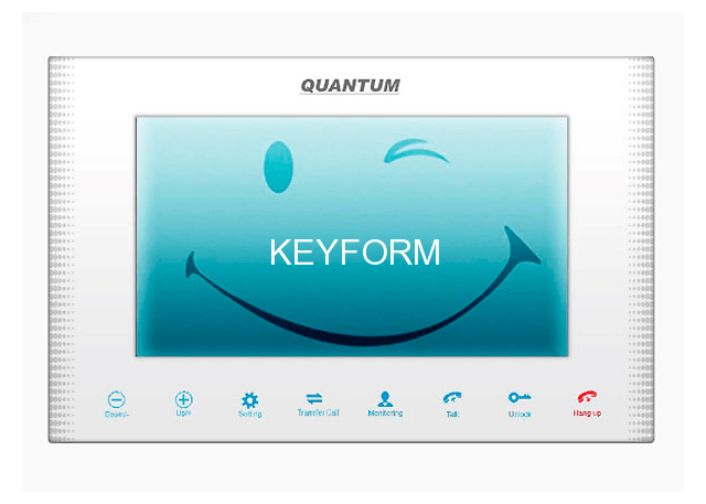 Монитор видеодомофона цветной Quantum QM-H100C/M (белый)