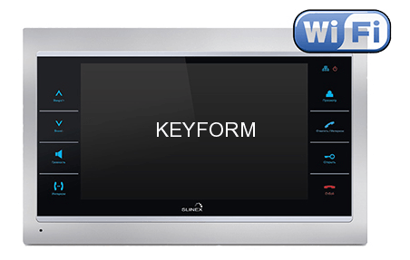 Цветной видеодомофон Slinex SL-10IP (серебро+черный)