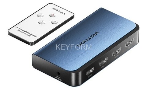 Переключатель (switch) 3x1 Vention HDMI v2.0 Vention AKML0