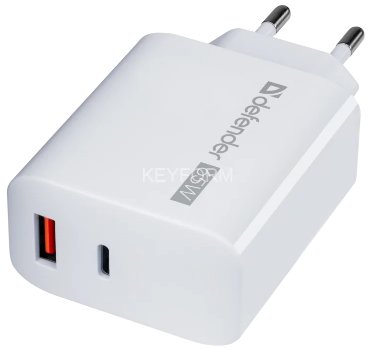 Defender Сетевое ЗУ UPA-165 USB A+C, 65W Defender 83582