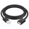 GCR Удлинитель 1.8m USB 2.0 AM/AF, черный, GCR-55071 Удлинитель Greenconnect 1.8 м (GCR-55071)