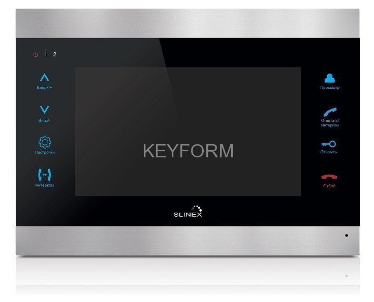 Цветной видеодомофон Slinex SL-07 (серебро+черный)