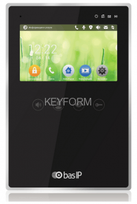 Монитор ip видеодомофона цветной BAS-IP AZ-04 (Black)