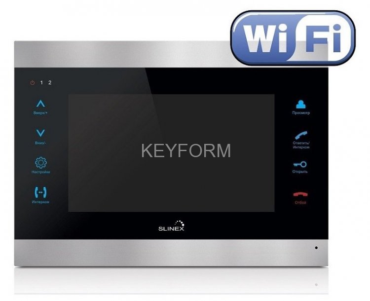 Цветной видеодомофон Slinex SL-07IP (серебро+черный)