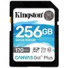Карта памяти Kingston 56GB SDXC Canvas Go Plus 170R C10 UHS-I U3 V30 Kingston SDG3/256GB