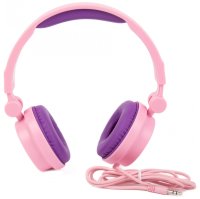 Наушники детские Hiper LUCKY Pink, розовые-сиреневые (HTW-VTX4) Hiper HTW-VTX4