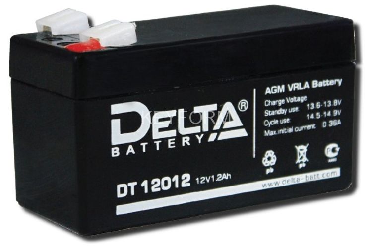 Аккумулятор герметичный свинцово-кислотный Delta DT 12012