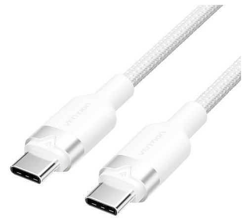 Кабель Vention USB 2.0 CM/CM - 1м. Белый 3А PD60W Vention TRDWF
