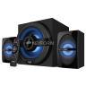 Акустическая система SVEN MS-2085, черный (60 Вт, Bluetooth, подсветка, пульт, дисплей, FM, USB, SD) Sven SV-020101