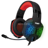 Игровые наушники с микрофоном SVEN AP-U988MV, черный-красный (USB, LED, 7.1) Sven SV-014780