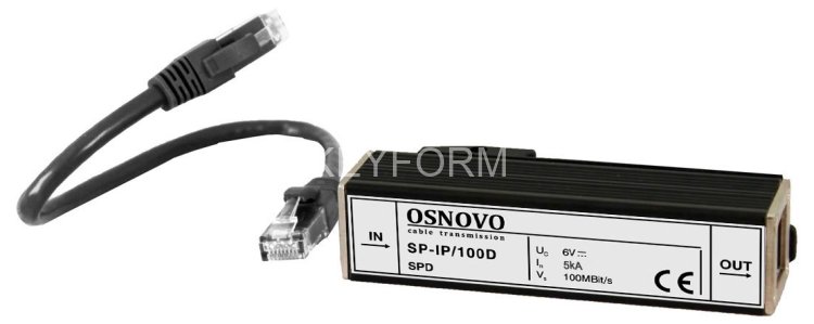 Грозозащита OSNOVO SP-IP/100D