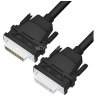 GCR Удлинитель 1.5m DVI-D, черный, DVI/DVI, 25M/25F, FullHD, 28 AWG, GCR-54714 Greenconnect GCR-54714, 1.5 м