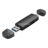 Картридер Vention USB 3.0 A+C (SD+TF) Черный Vention CLKB0