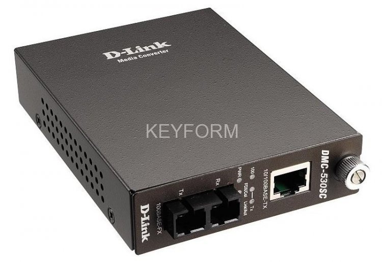Медиаконвертер оптический одномодовый D-link DMC-530SC