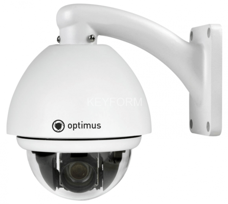 Видеокамера купольная поворотная скоростная Optimus SD-700 (10x)