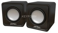 Perfeo колонки &quot;WAVE&quot; 2.0, мощность 2х3Вт (RMS), чёрный, USB аксессуары для ПК и гаджеты для дома Perfeo PF_5127