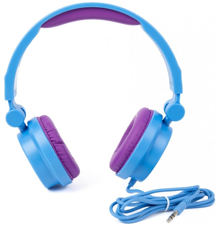 Наушники детские Hiper LUCKY Purple, фиолетовые-синие (HTW-VTX6) Hiper HTW-VTX6