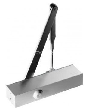 Доводчик белый для дверей весом до 120 кг, двухскоростной (без рычага) Dorma TS-73V